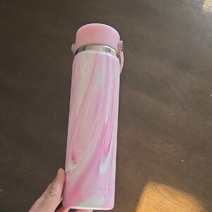 Hydro Flask Pink Swirl Insulated Water Bottle